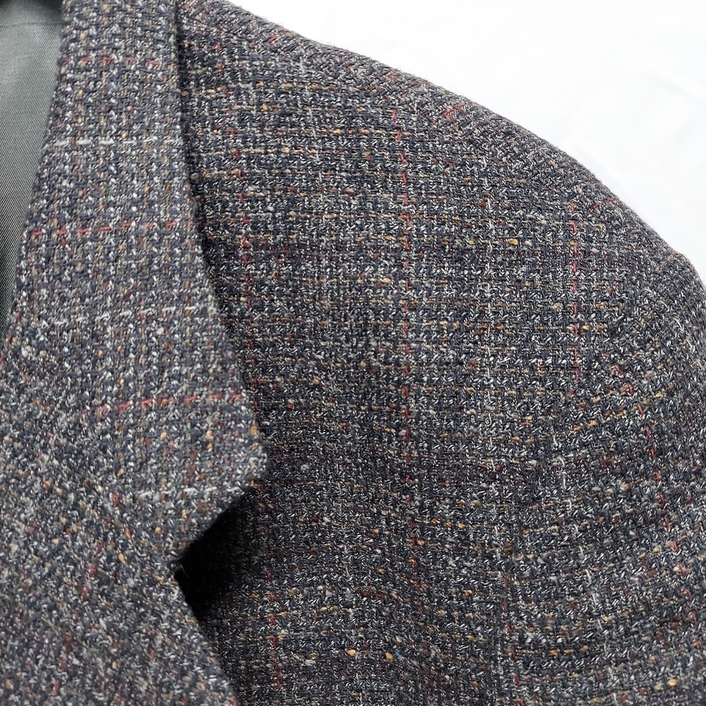 Vintage Pierre Cardin Plaid 2 Button Blazer - Picture 8 of 16